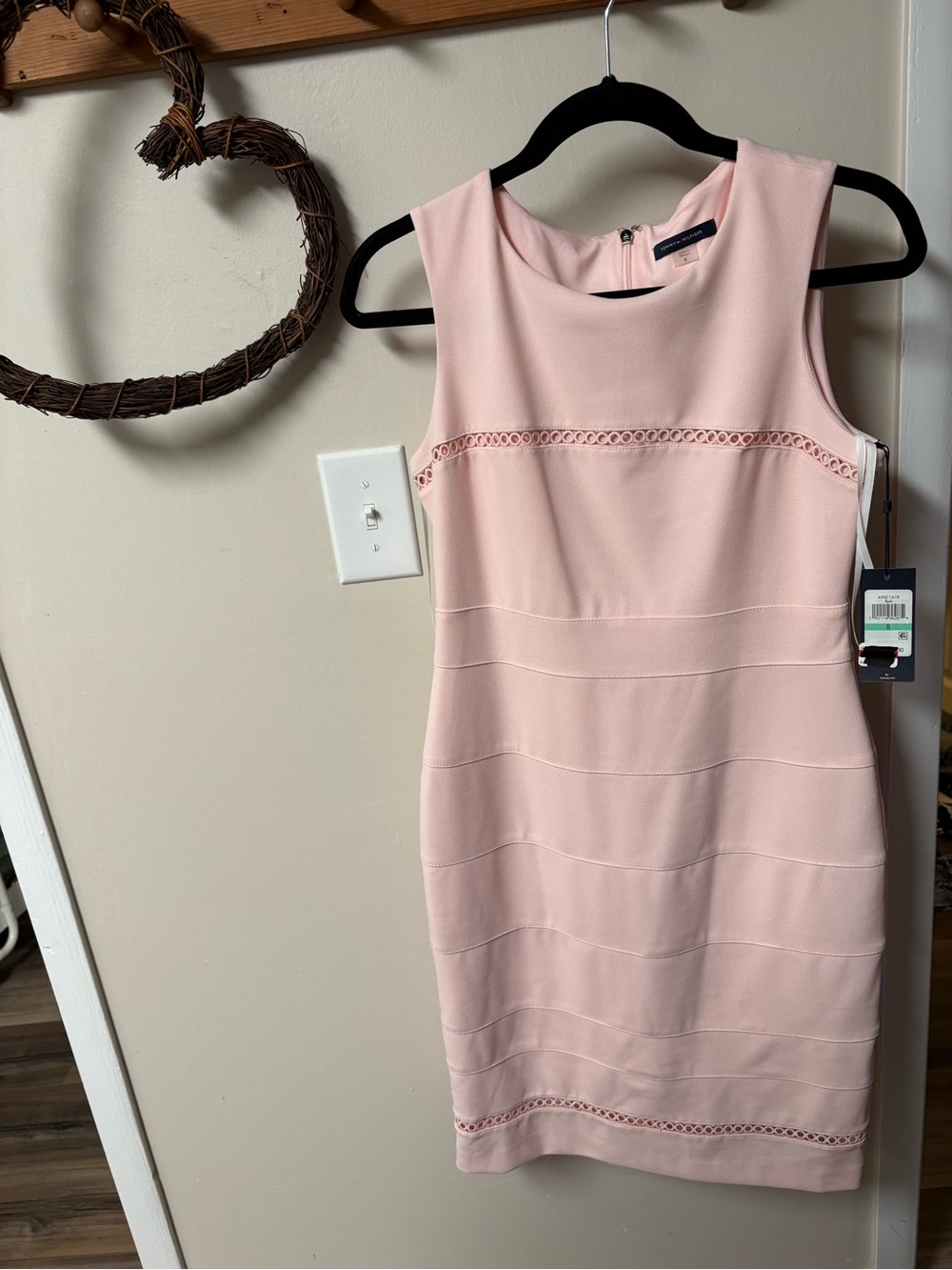 NWT Sleeveless Pink Shift Dress - Elegant Everyday Style